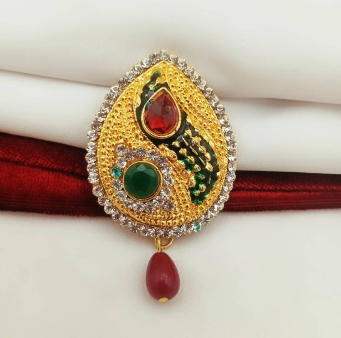 Gold Plated Saree Pin(Brooches)