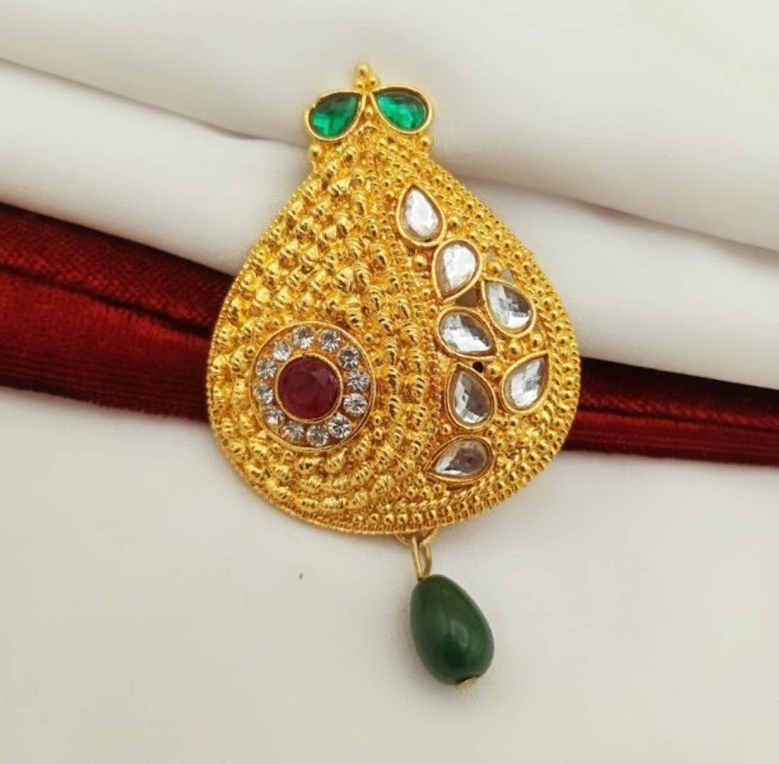 Gold Plated Saree Pin(Brooches)