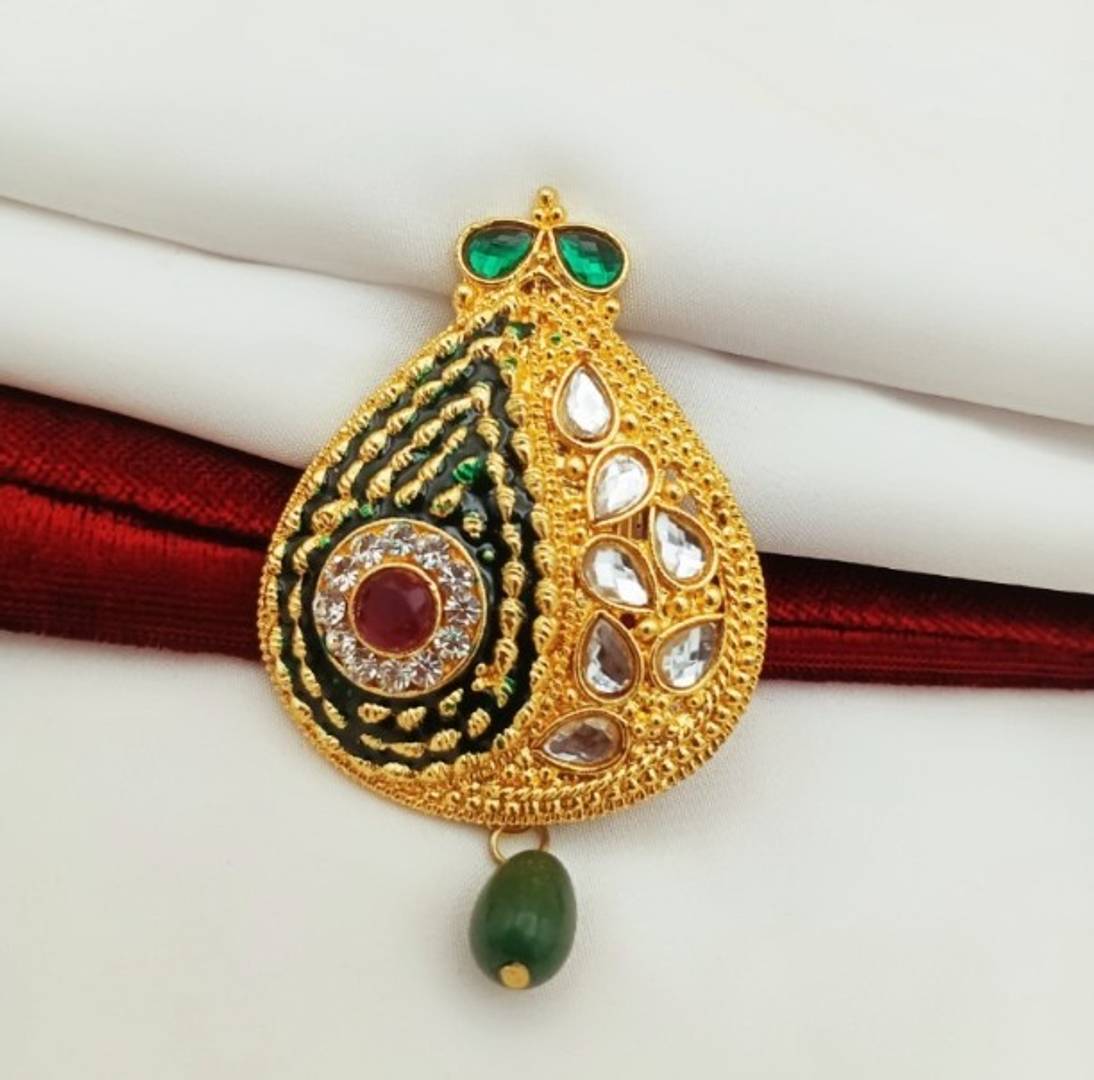 Gold Plated Saree Pin(Brooches)