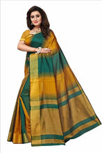 Load image into Gallery viewer, Multicolored Cotton Silk Woven Saree with Blouse