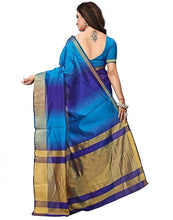 Load image into Gallery viewer, Stylish Cotton Silk Saree With Blouse Piece