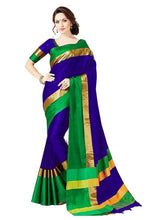 Load image into Gallery viewer, Multicoloured Cotton Silk  Saree With Blouse