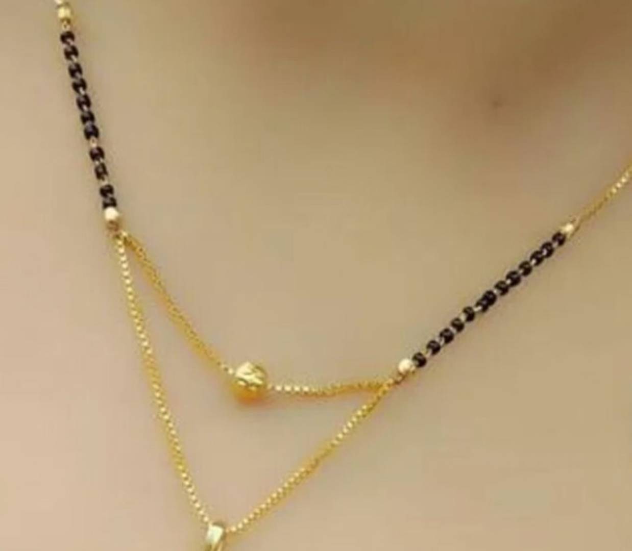 Trendy Designer AD Alloy Mangalsutra Set