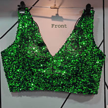 Load image into Gallery viewer, stylish sleevless sequin stich blouse