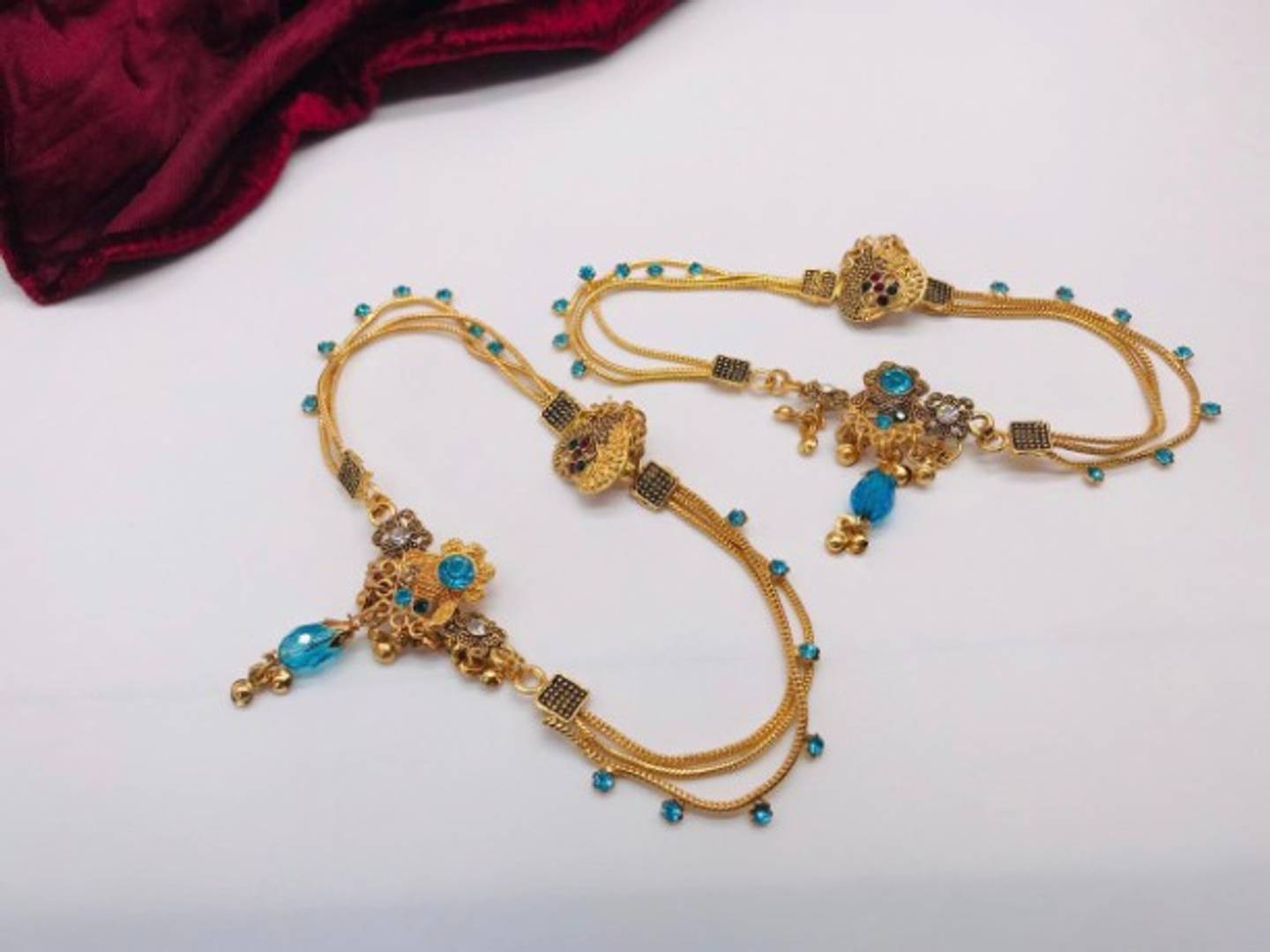 Trendy Brass Rajvadi Anklet for Women