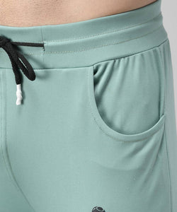 Multicoloured Cotton Spandex Colourblocked Regular Fit Track Pants