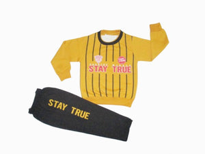 Sweatshirt With Track Pant Set For Kids