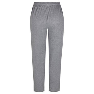 Comfy Grey Cotton Hosiery Regular Fit Solid Casual Trackpant For Men