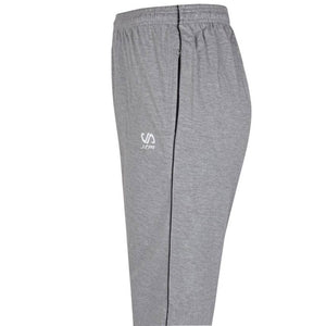Comfy Grey Cotton Hosiery Regular Fit Solid Casual Trackpant For Men