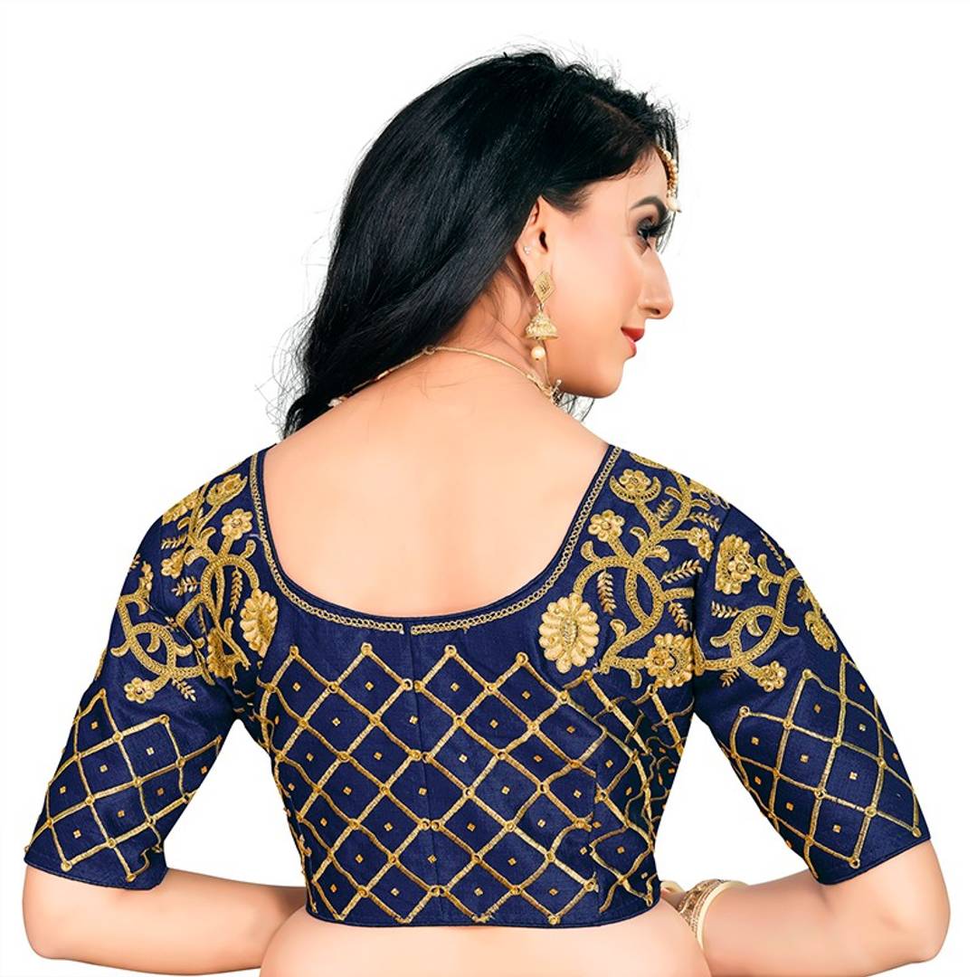 Women Art Silk Embroidered Blouse