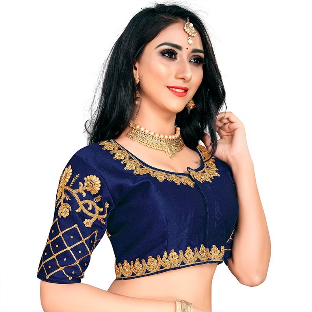 Women Art Silk Embroidered Blouse