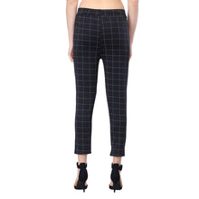 Load image into Gallery viewer, Black Checkered Women Pant