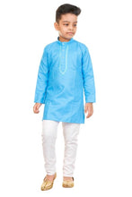 Load image into Gallery viewer, Fashion Garments Kids Ethnic Wear Kurta Pajama For Boys (BLUE)