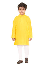 Load image into Gallery viewer, Fashion Garments Cotton Kurta Pajama Set for Boys Kids (YELLOW)