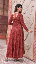 Load image into Gallery viewer, Elegant Rayon Embroidered Ethnic Gown For WOmen