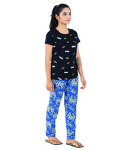 Load image into Gallery viewer, Women Cotton Printed Loungewear Set