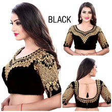Load image into Gallery viewer, Attractive Art Silk Embroidered Stitched Blouse