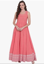 Load image into Gallery viewer, Elegant Pink Rayon Rayon Gota Work Kurta with Printed Shrug For Women