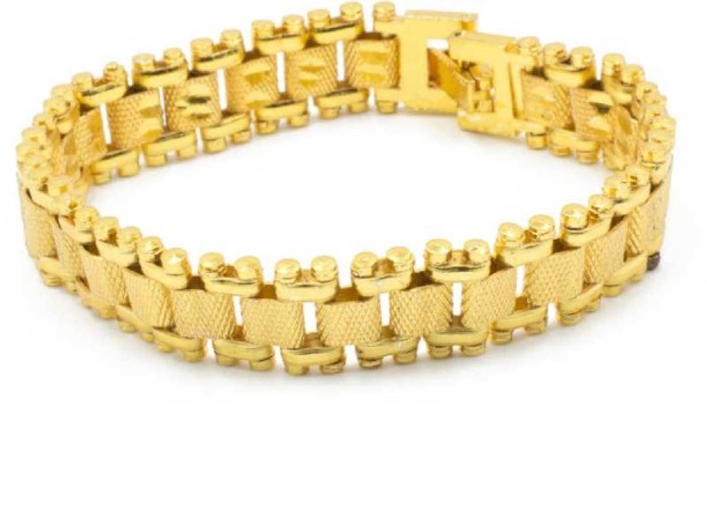 Trendy gold plated bracelet