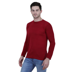 Men's Multicoloured Cotton Blend Solid Round Neck Tees (Pack of 3)