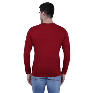 Men's Multicoloured Cotton Blend Solid Round Neck Tees (Pack of 3)