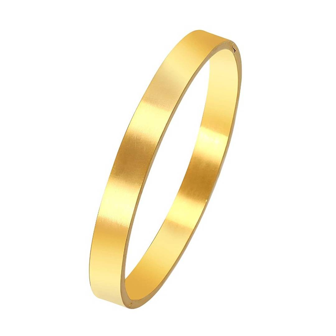 Trendy gold plated kada for Men