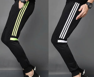 Pack Of 2 Striped Polyester Trendy Joggers