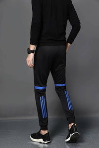 Pack Of 2 Striped Polyester Trendy Joggers
