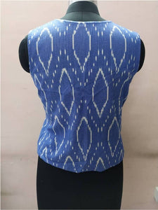 Trendy Attractive Cotton Printed Ikat Ethnic Jacket
