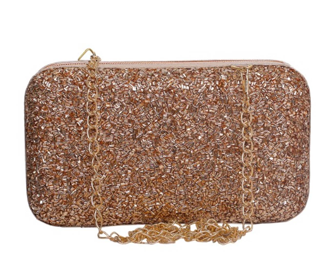 Women's Synthetic zari Clutch