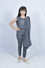 Load image into Gallery viewer, Stretchable Three Piece Dress Top Pant With Removable Shrug