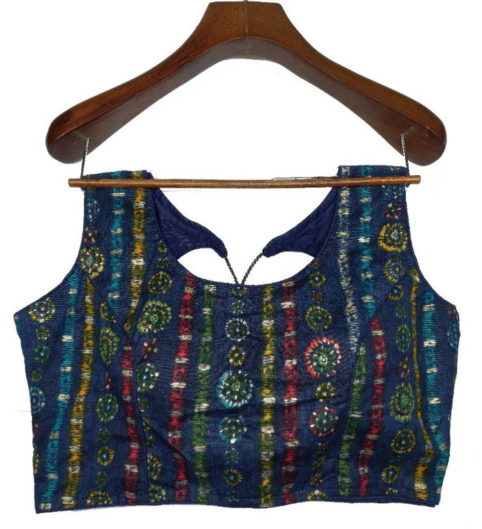 Cotton print Sleeveless Woman Blouse