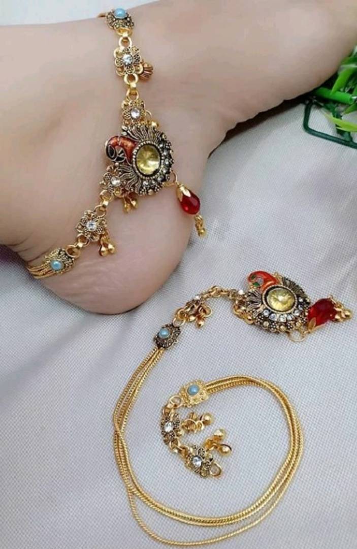 Designer Gold-plated  Anklets