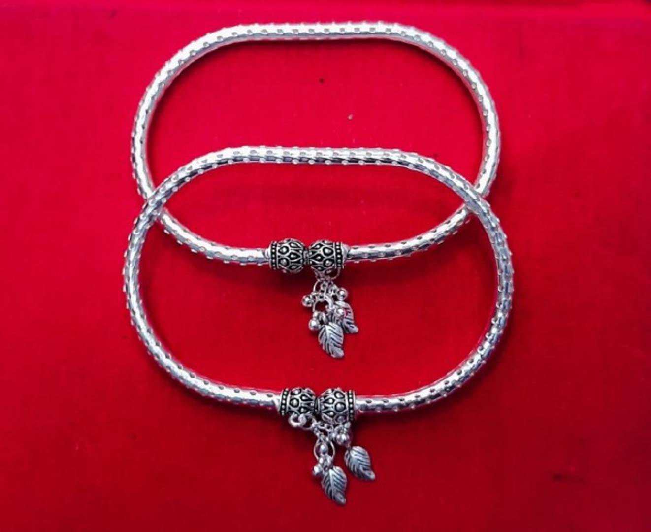 Designer Silver-plated  Anklets