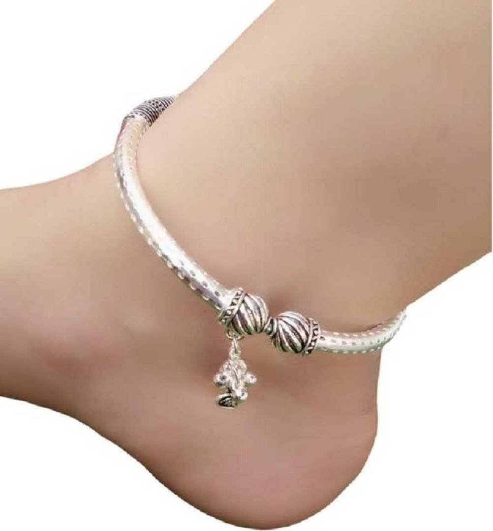 Designer Silver-plated  Anklets