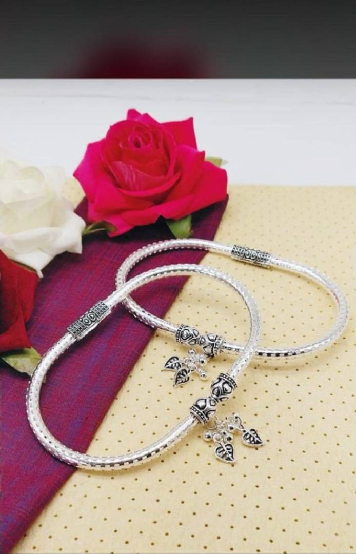 Designer Silver-plated  Anklets