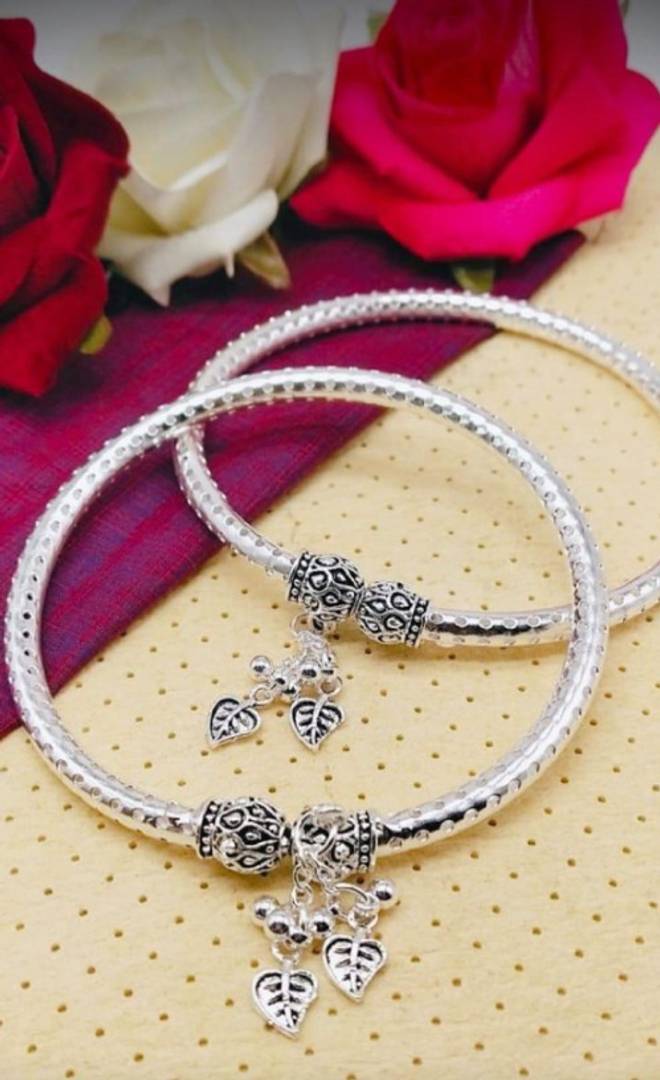 Designer Silver-plated  Anklets