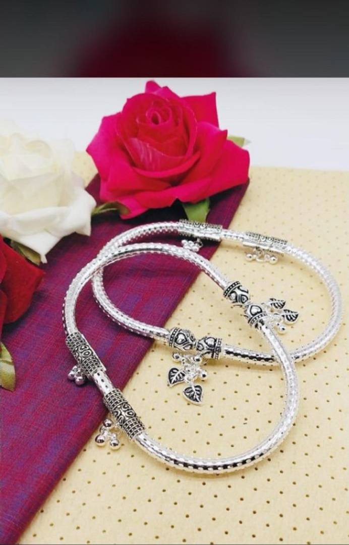 Designer Silver-plated  Anklets