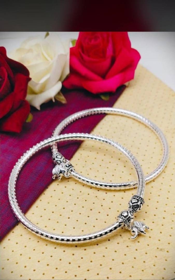 Designer Silver-plated  Anklets