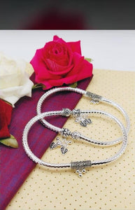 Designer Silver-plated  Anklets