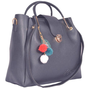 Black Color Women's Trendy Combo Combo Handbag Pack Of 4