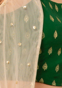 Women's Embroidered Multicoloured Mesh Ethnic Jacket