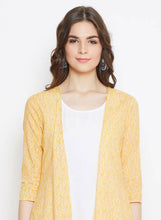 Load image into Gallery viewer, Yellow Tiered Jacket