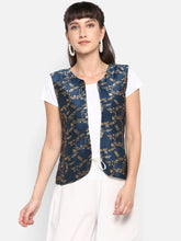 Load image into Gallery viewer, Women&#39;s Poly Silk Jacquard Jacket