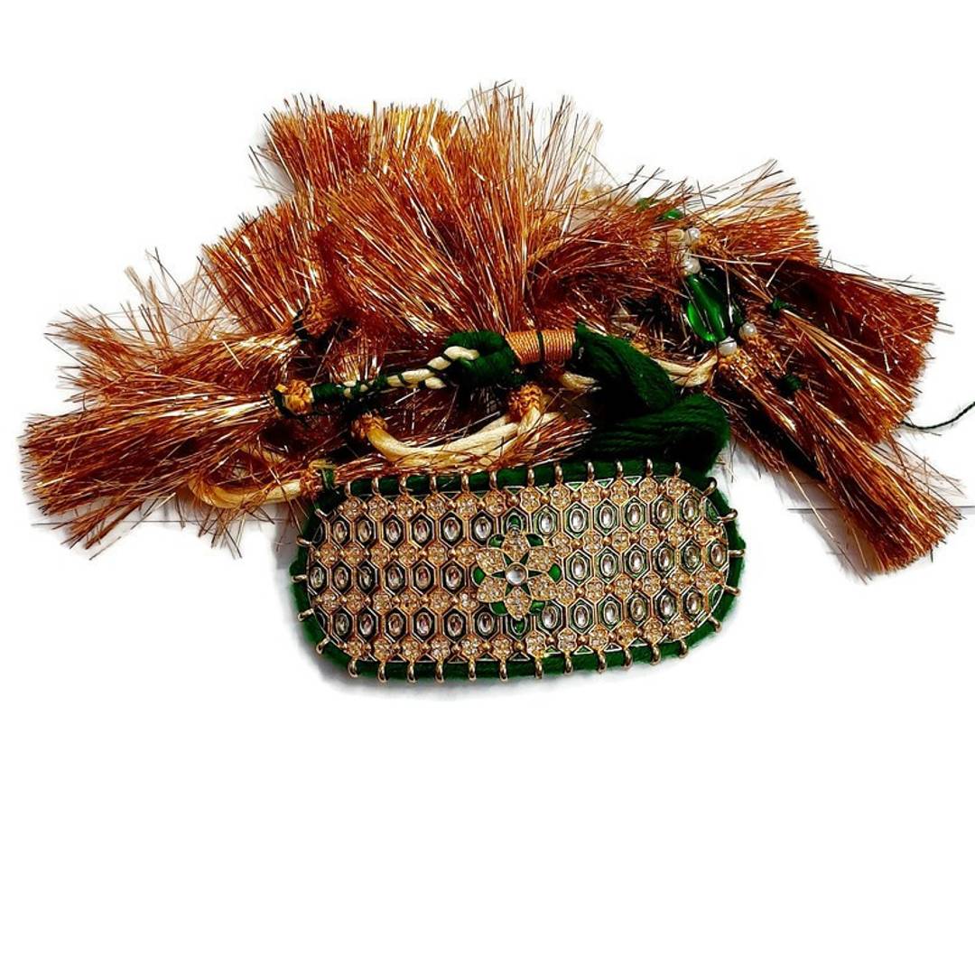 Stylish Brass And Copper Gold Plated Bajubandh For Women