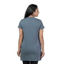 Load image into Gallery viewer, Elegant Blue Polycotton Printed Women Tops with with a Free Key Ring