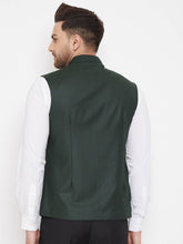 Load image into Gallery viewer, Men&#39;s Multicoloured 
Cotton Blend
 Embellished
 Nehru Jackets