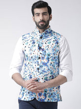 Load image into Gallery viewer, Men&#39;s White Viscose
 Printed Nehru Jackets