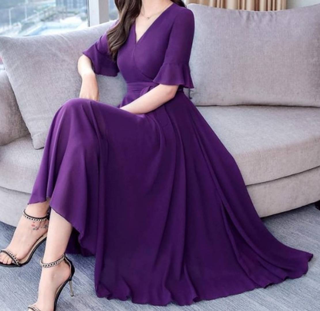 Buy Zink London Purple Maxi Dress for Women's Online @ Tata CLiQ