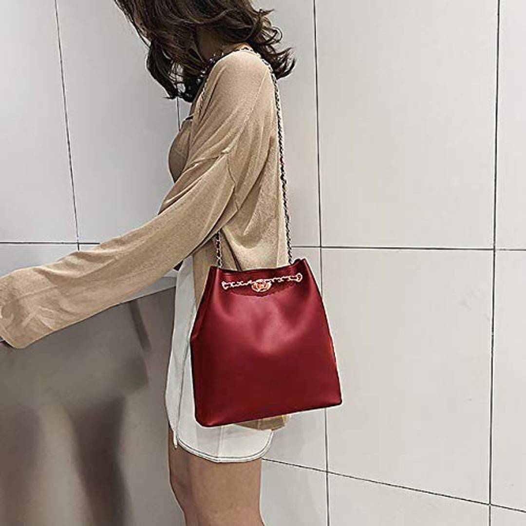 Trendy PU Maroon Sling Bag